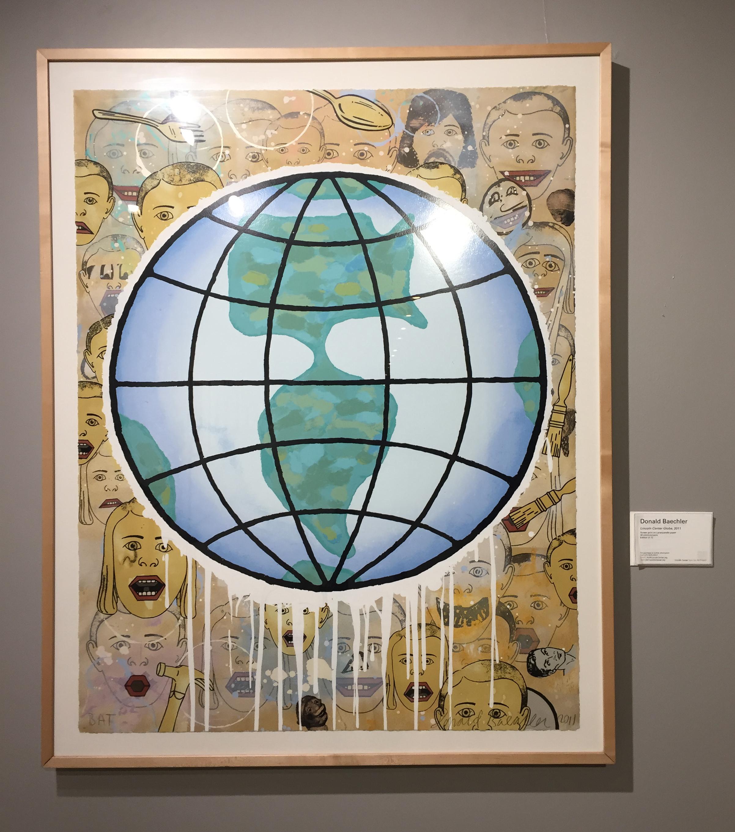 Globo del Lincoln Center por Donald Baechler en venta 2