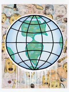 Lincoln Center Globe by Donald Baechler (image of children around the globe)