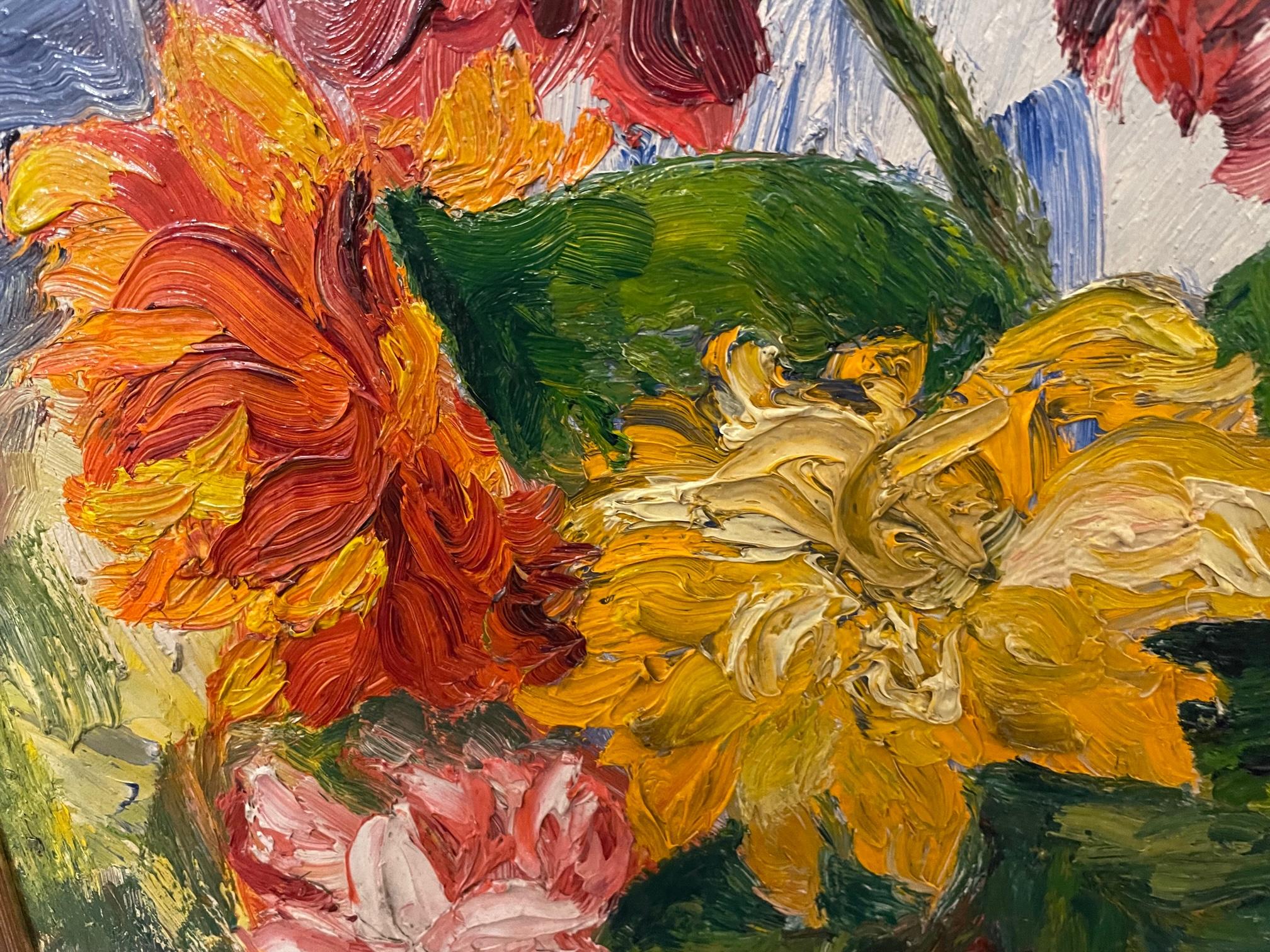 Crisantemos - Painting de Donald Bain