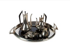 Donald Colflesh Sterling Silver circa 1970 Coffee and Tea Service for Gorham