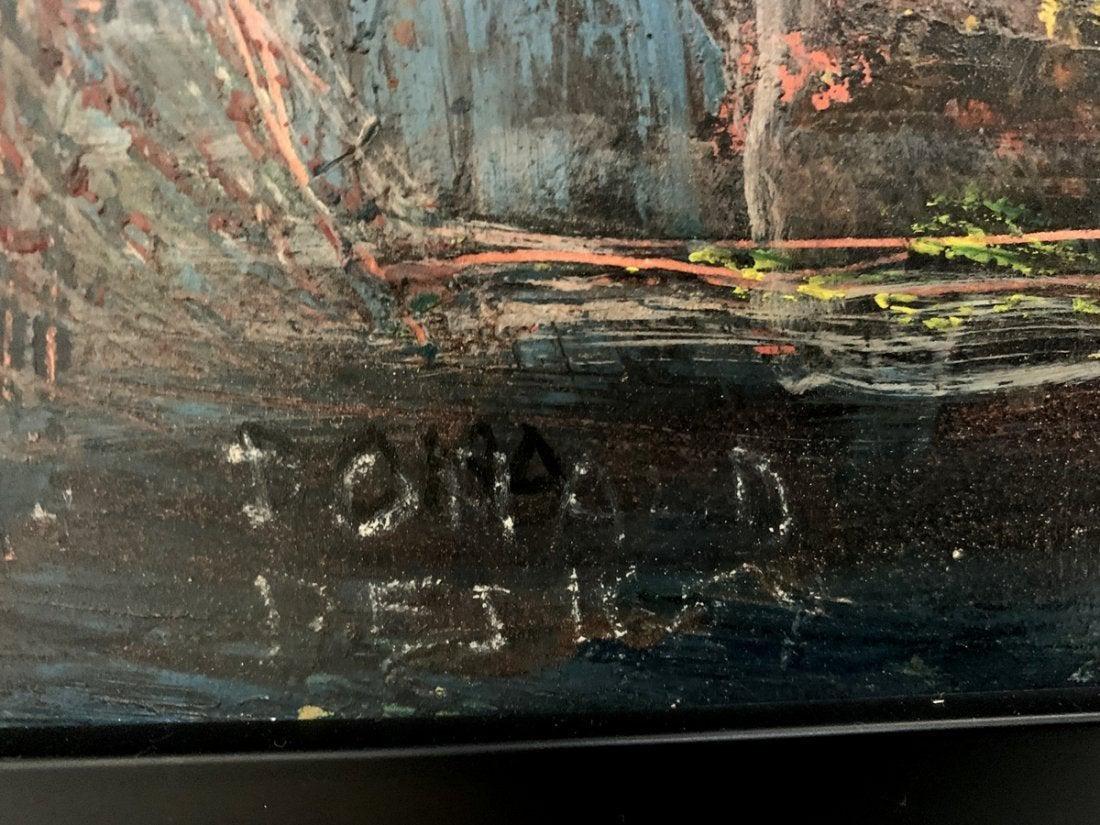 Donald Deskey Abstract Painting from The Deskey Estate 4
