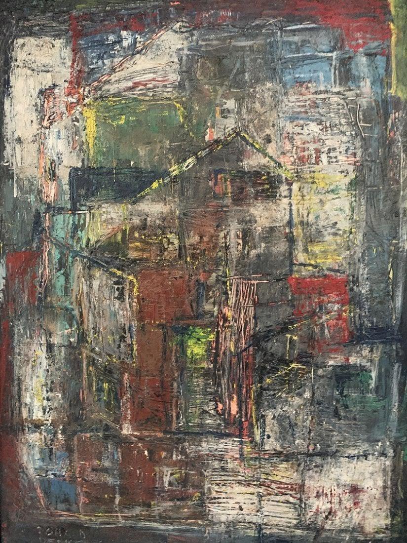 Donald Deskey Abstract Painting from The Deskey Estate 5
