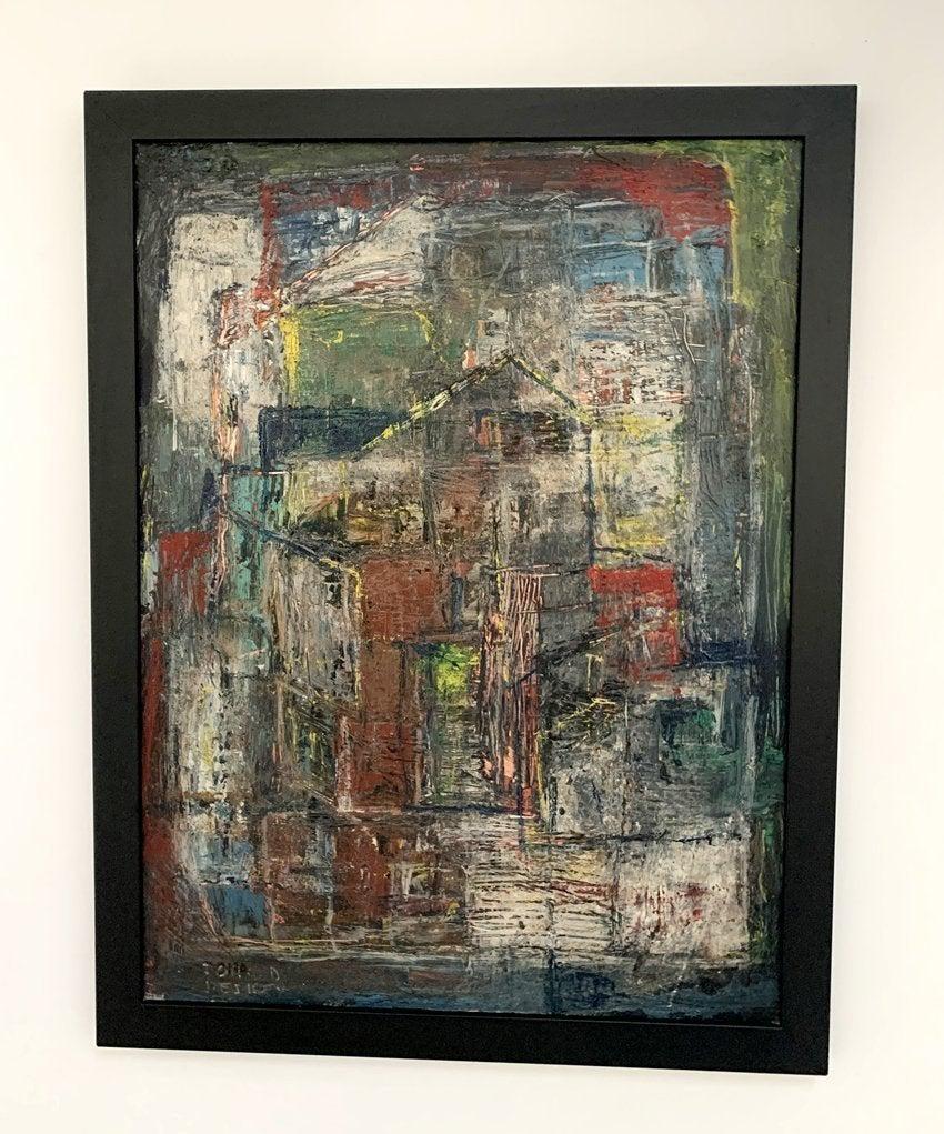 Donald Deskey Abstract Painting from The Deskey Estate 6