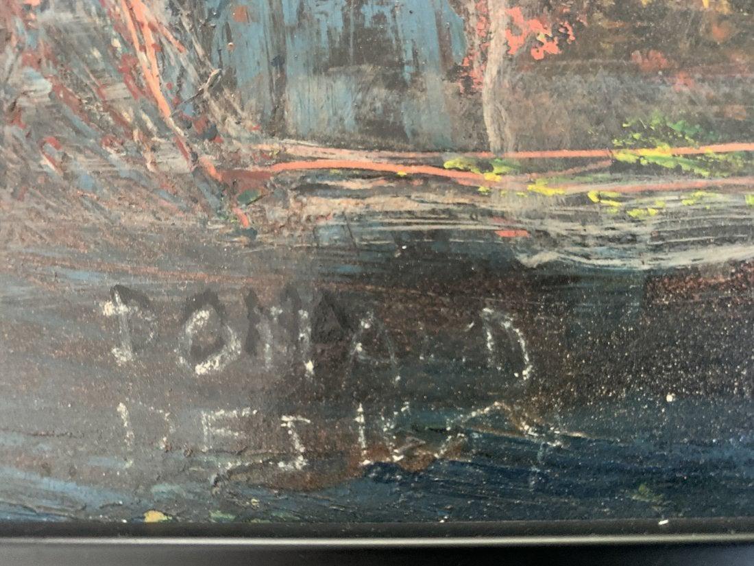 Donald Deskey Abstract Painting from The Deskey Estate In Good Condition In Los Angeles, CA