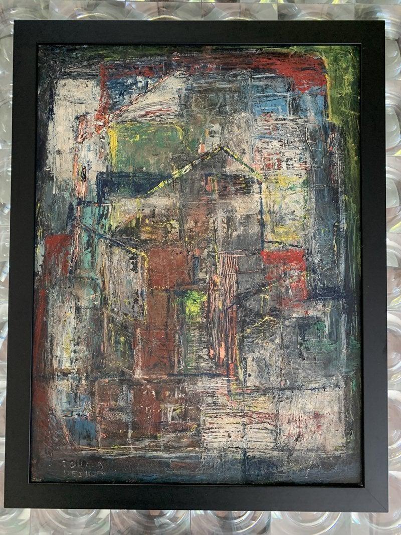Mid-20th Century Donald Deskey Abstract Painting from The Deskey Estate