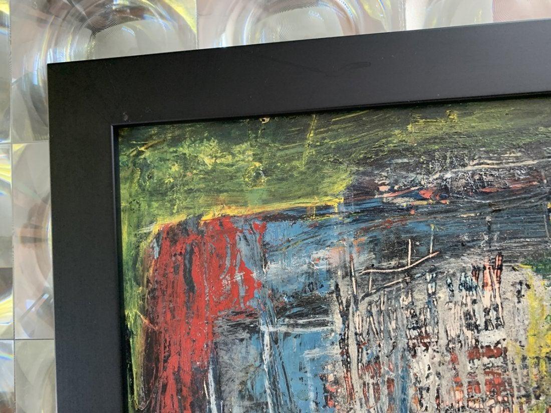 Acrylic Donald Deskey Abstract Painting from The Deskey Estate
