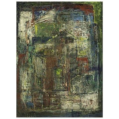 Donald Deskey Abstract Painting from The Deskey Estate