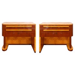 Consoles de buffet Art déco Donald Deskey, paire