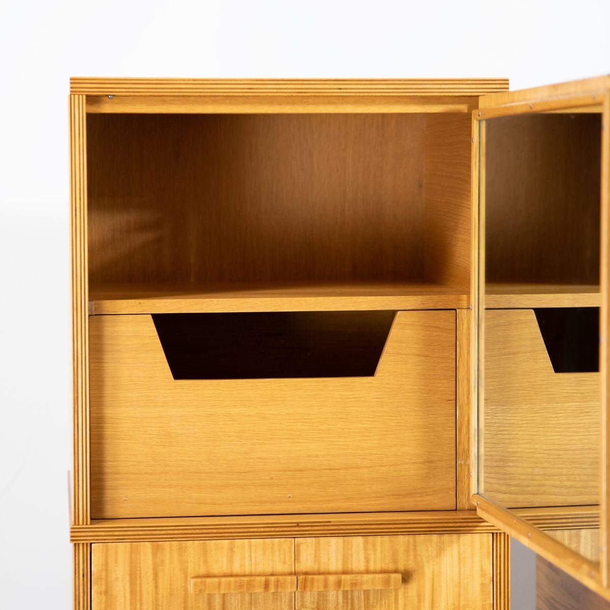 Donald Deskey Art Deco Skyscraper Dressers in Highly Figured Avodire 1940s Pair For Sale 1