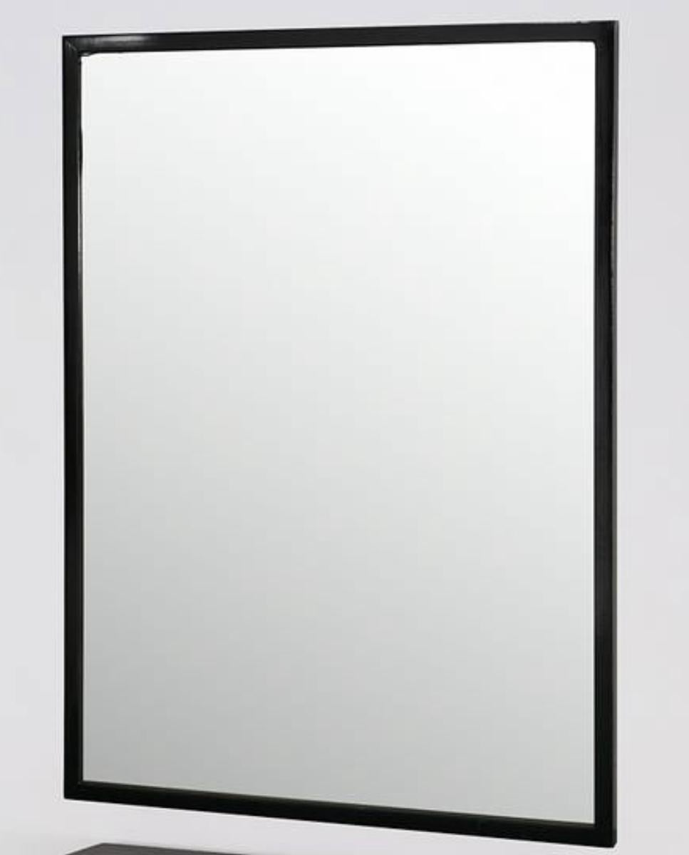 Laiton Donald Deskey Attr. Art Moderne Console table and Wall Mirror. en vente