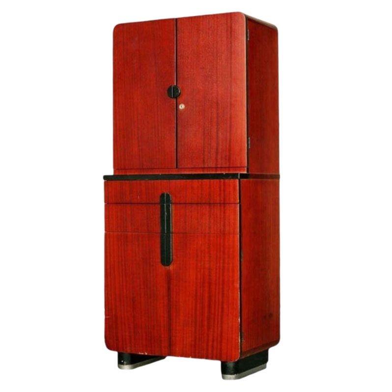 Mueble bar Donald Deskey para la empresa Hamilton Art Decó en venta