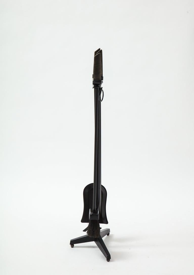 Donald Deskey Bronze Handle Firetool Set In Good Condition For Sale In New York, NY