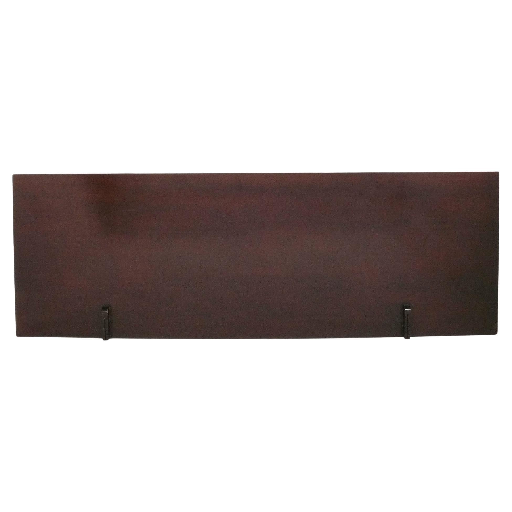 Donald Deskey Clean Lined Art Deco Headboard circa 1930s King or Queen Size