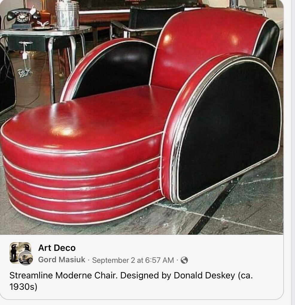 Donald Deskey Design Art Deco Sofa Chaise Lounge For Sale 7
