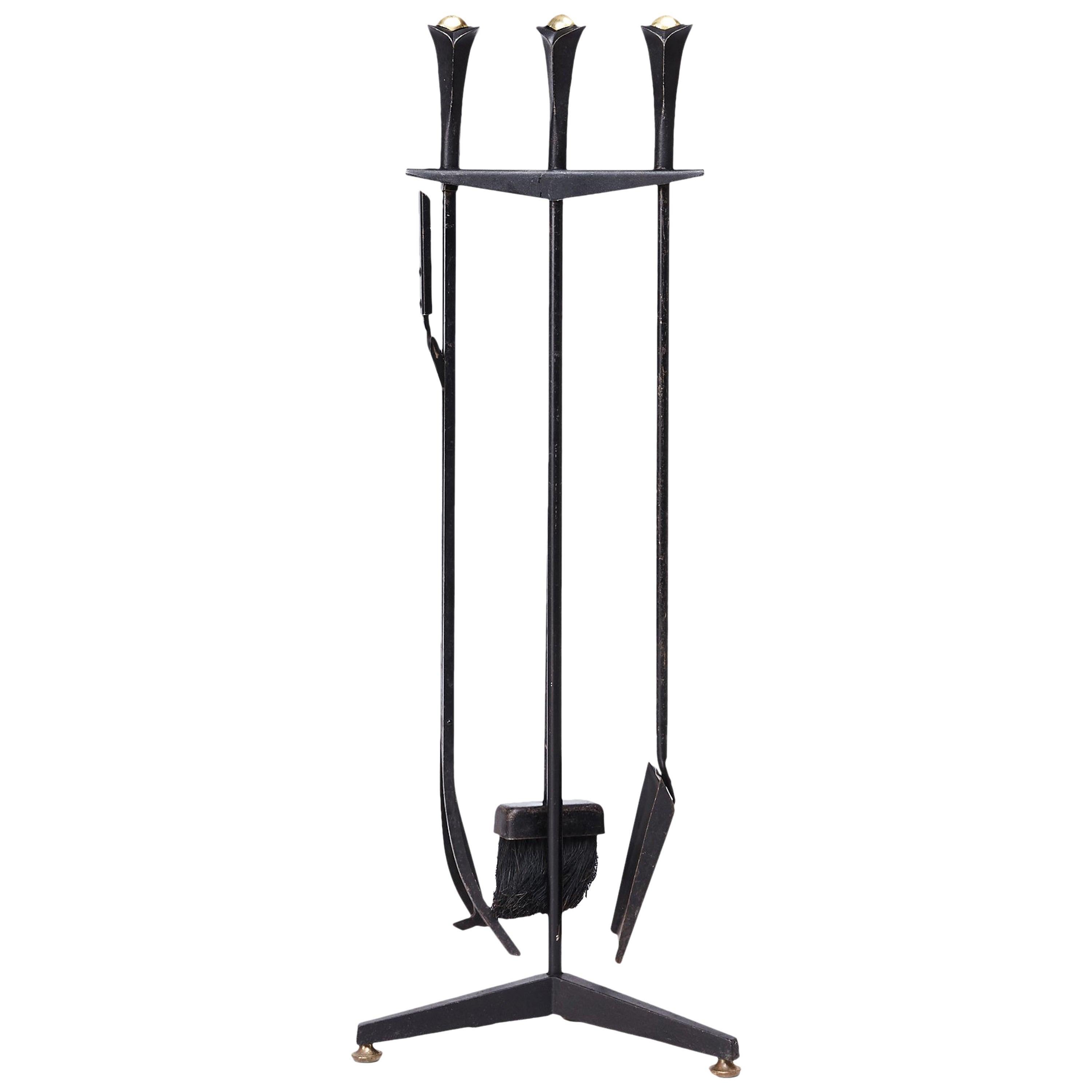 Donald Deskey Fireplace Tools