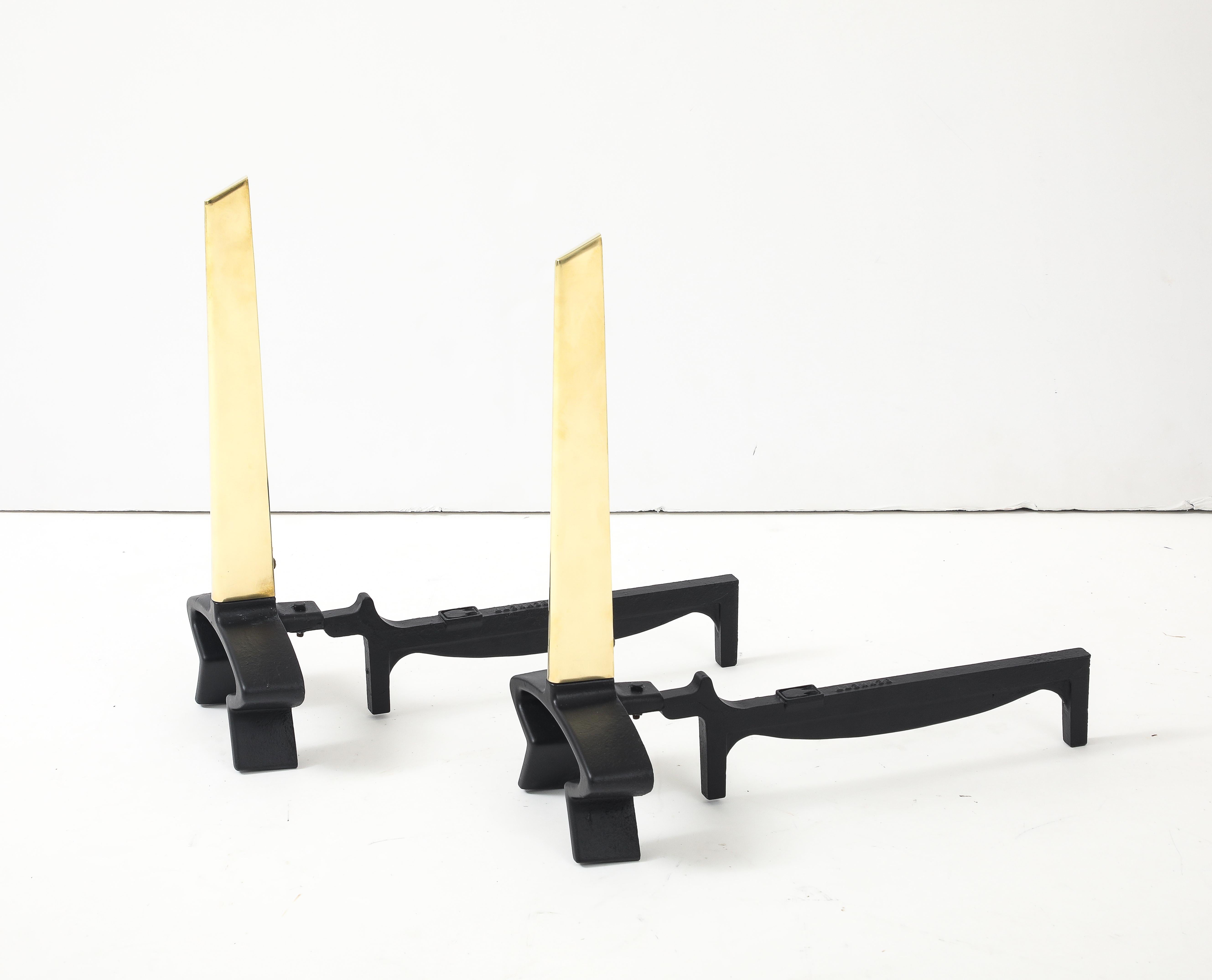 American Donald Deskey For Bennett Complete Fireplace Set For Sale