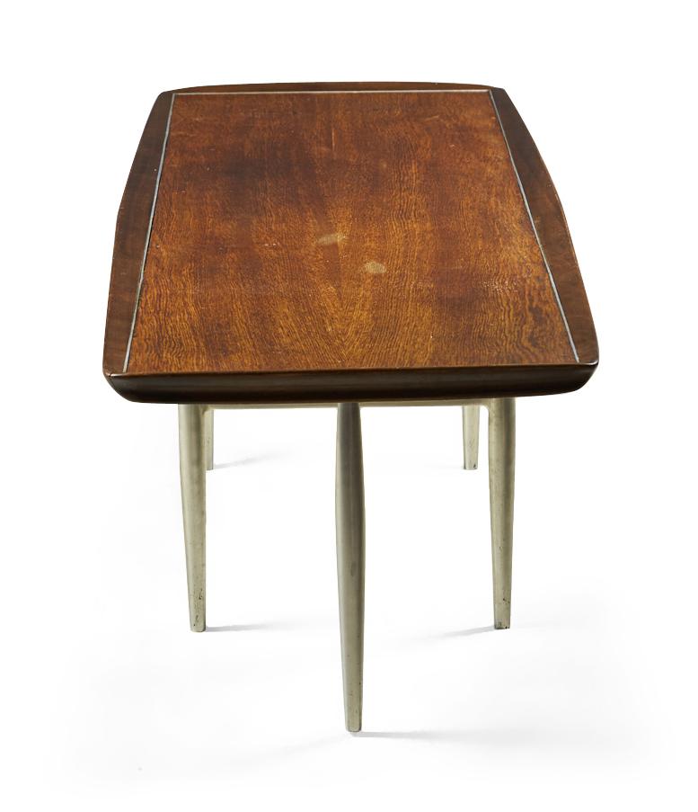 Donald Deskey for Charak Modern  Rosewood 'Surfboard' Cocktail / Coffee Table In Good Condition For Sale In New York, NY