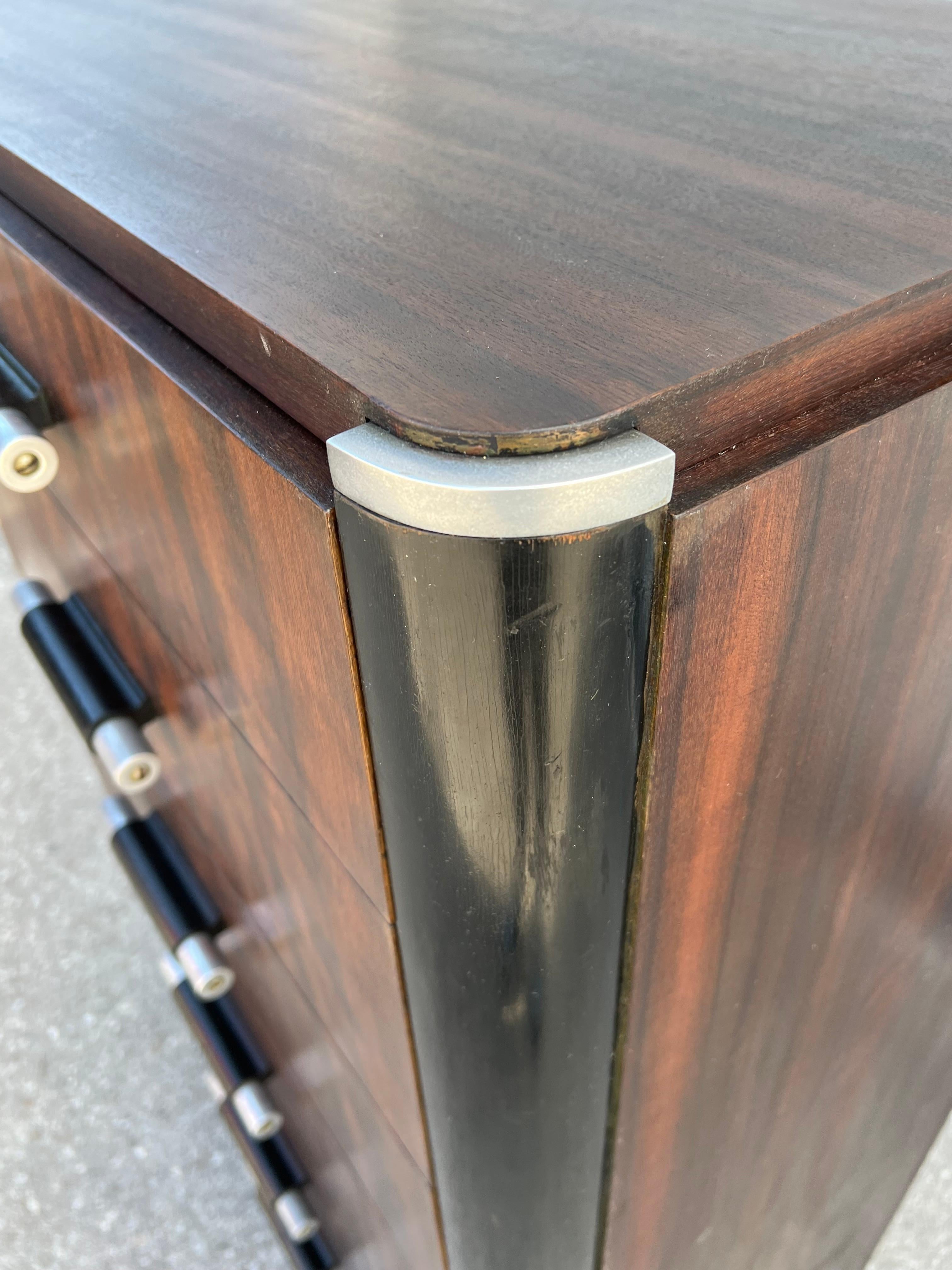 Donald Deskey Six Drawer Chest ca' 1930's For Sale 8