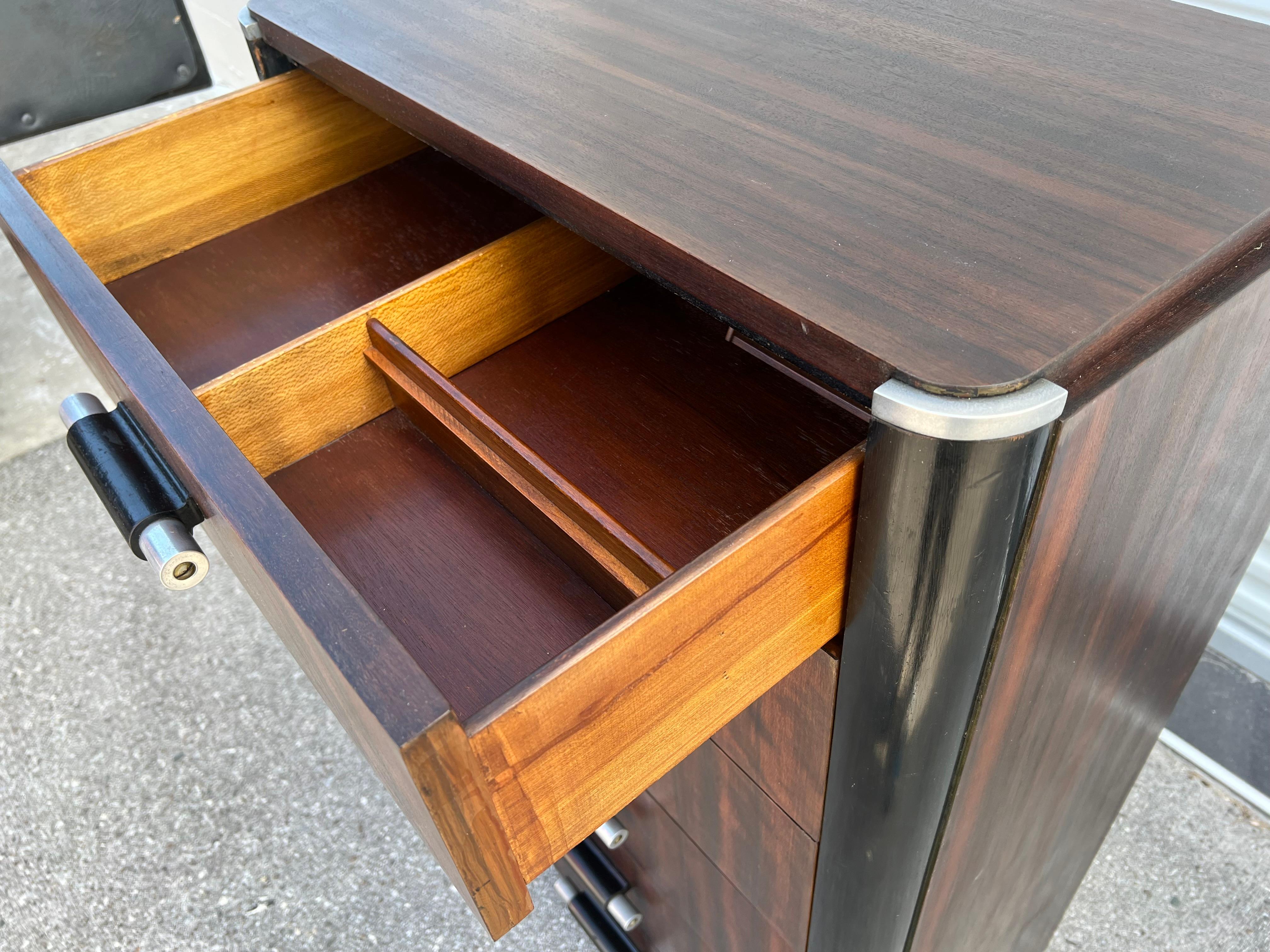 Mid-20th Century Donald Deskey Six Drawer Chest ca' 1930's For Sale