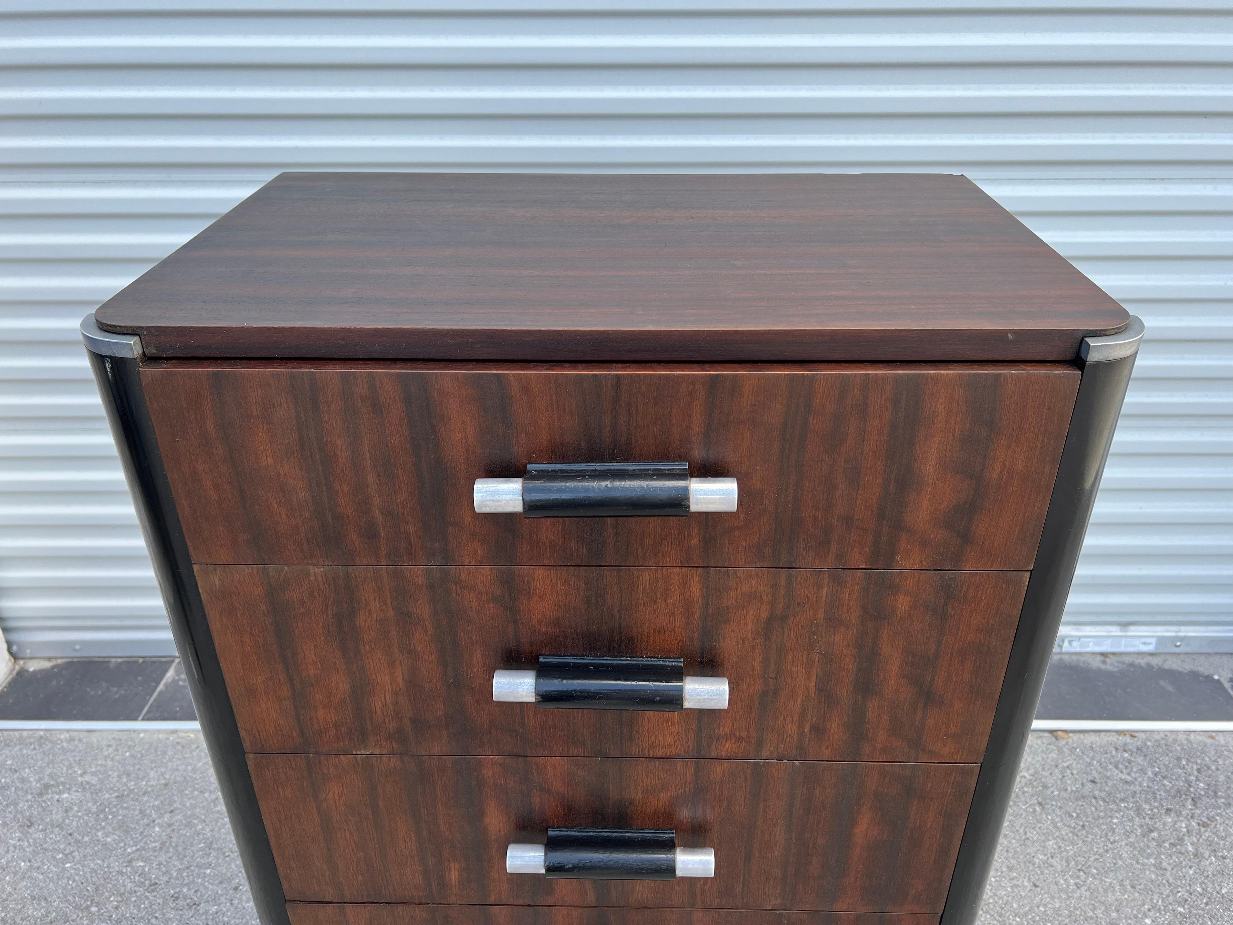 Donald Deskey Six Drawer Chest ca' 1930's For Sale 1