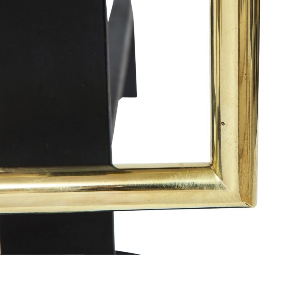 Chenets style Donald Deskey, boucles en laiton en vente 5