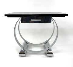 Donald Deskey Style Modernist Art Deco Console Table
