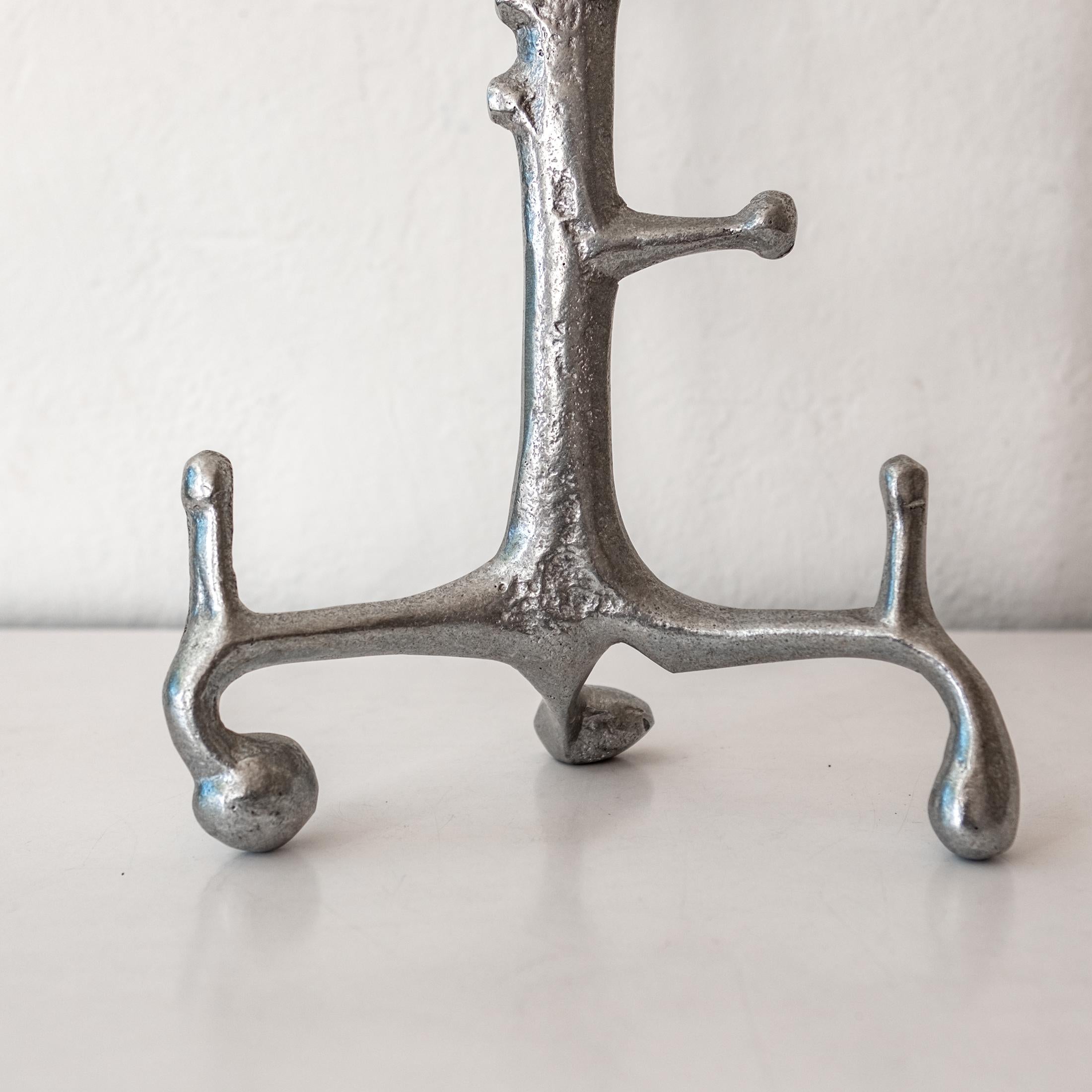 Donald Drumm Aluminum Sculpture Jewelry Stand For Sale 1