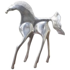 Donald Drumm Cast Aluminium Horse Sculpture