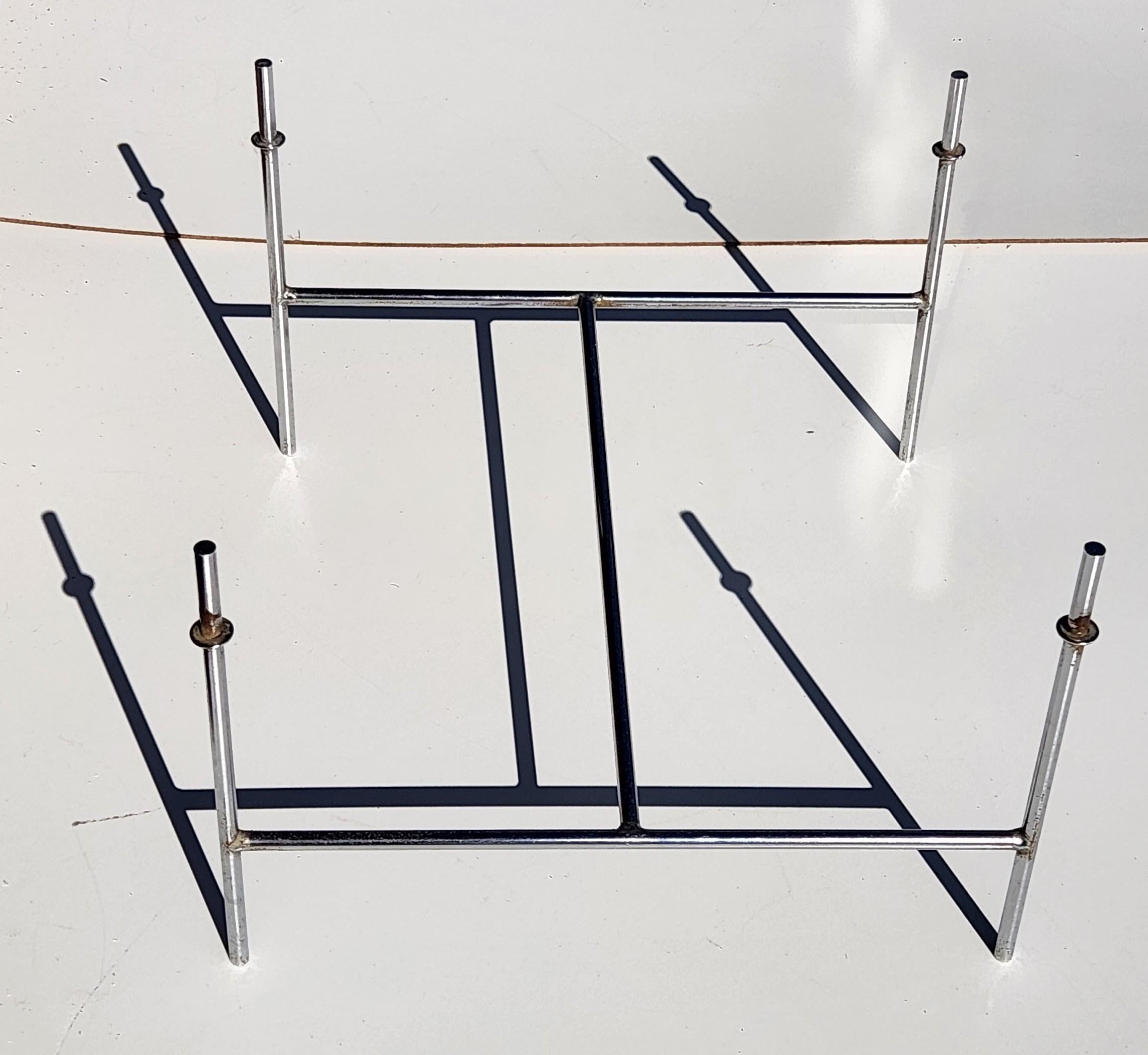 Donald Drumm, Couchtisch aus Aluminiumguss für Galerie, 10 1960er Jahre (Moderne der Mitte des Jahrhunderts) im Angebot