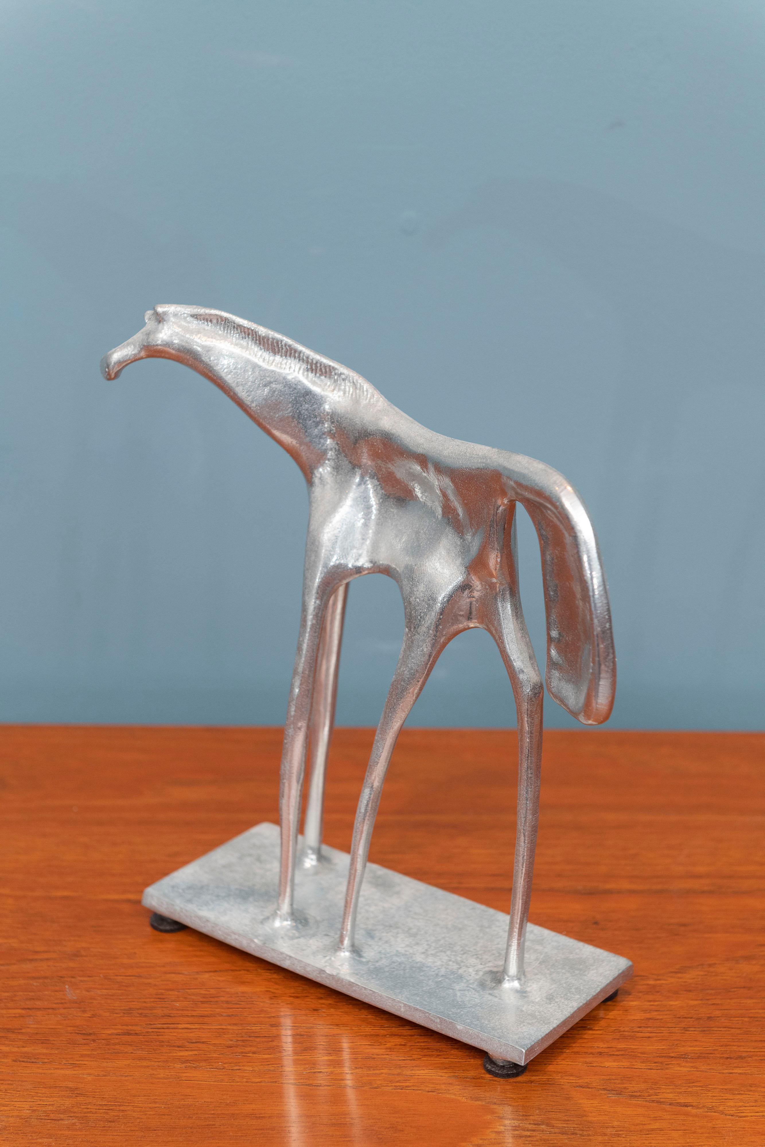 Late 20th Century Donald Drumm Horse Sculpture
