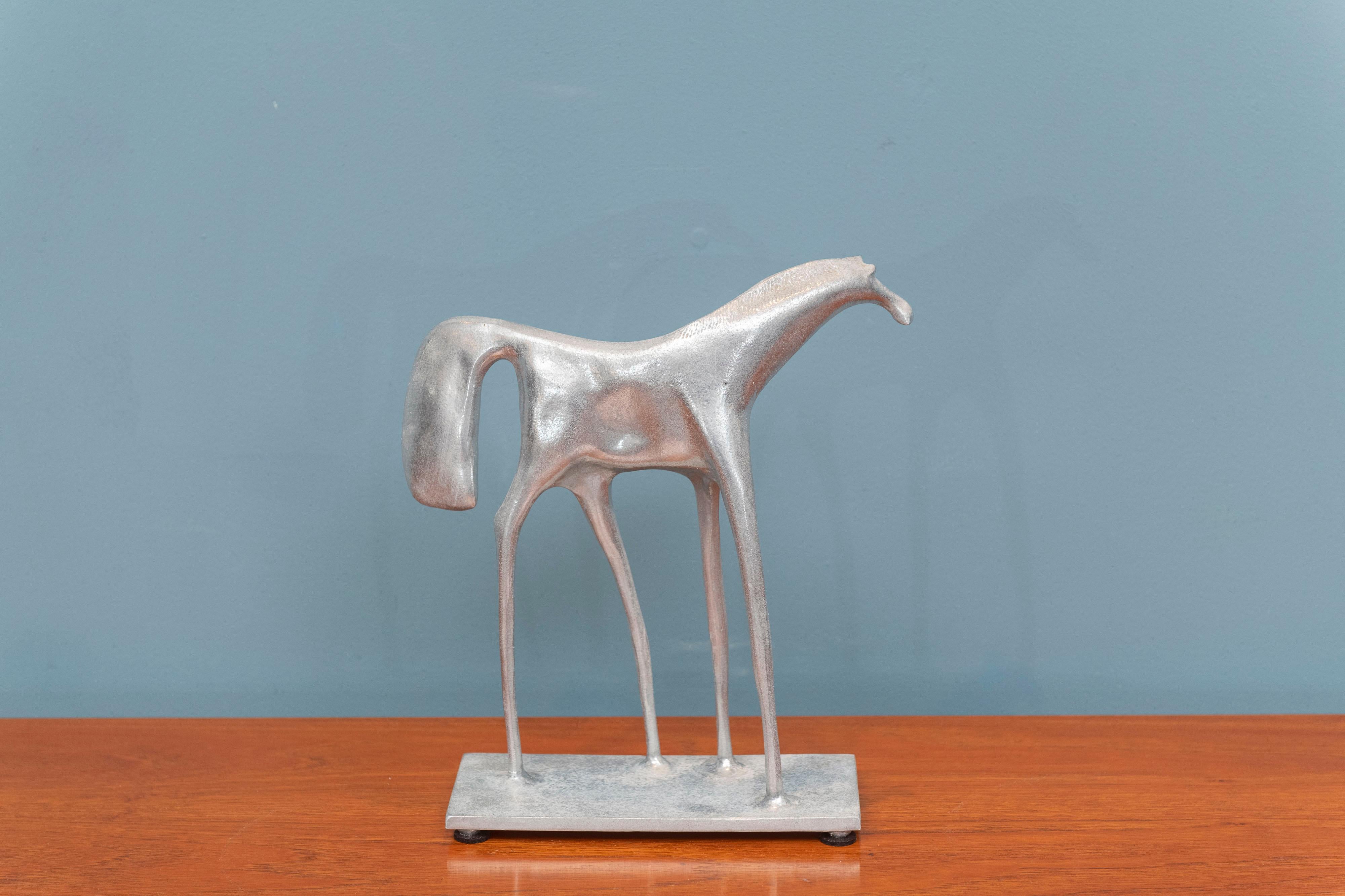 Aluminum Donald Drumm Horse Sculpture