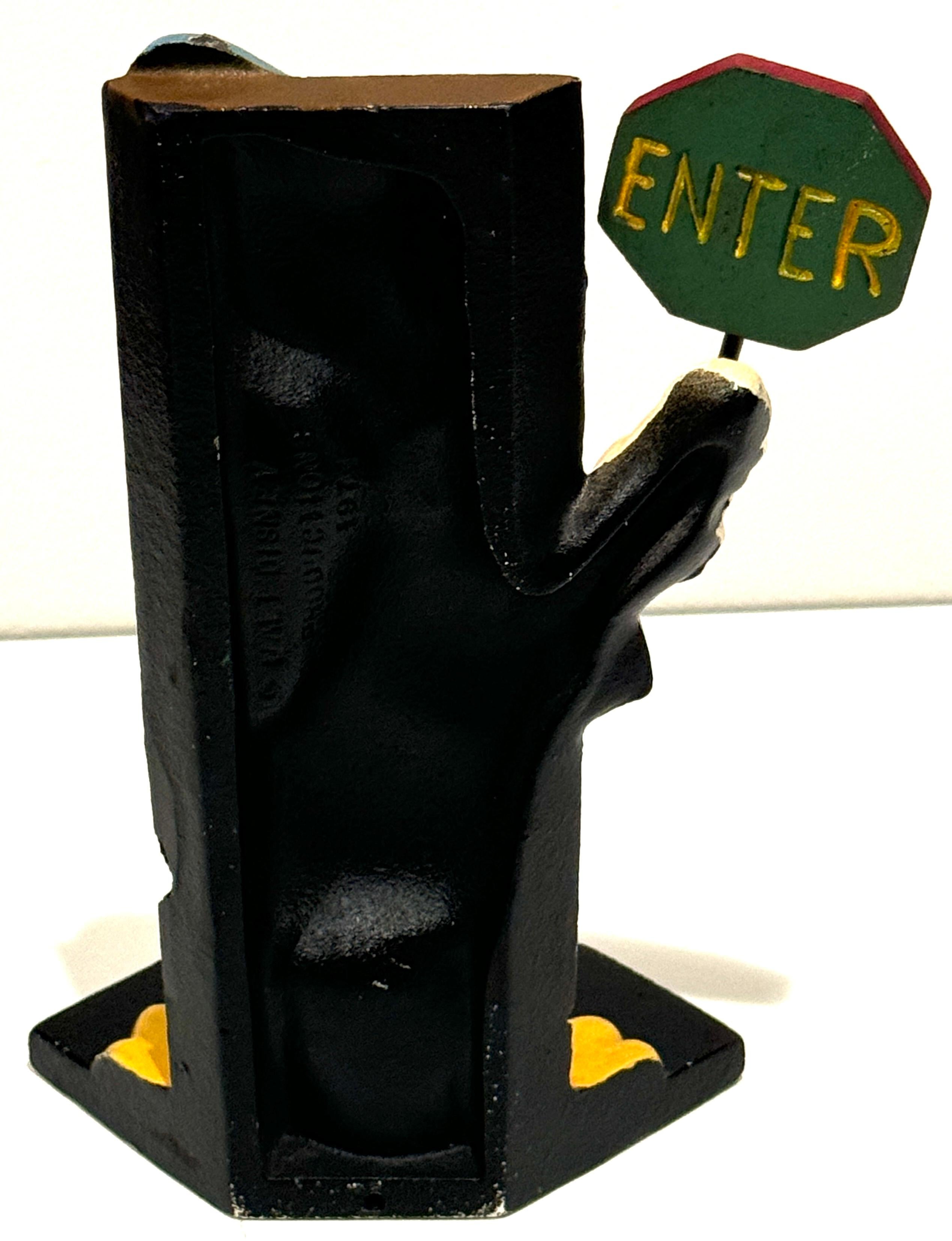 Tope de puerta de hierro fundido del Pato Donald de Walt Disney Productions, 1971 en venta 2