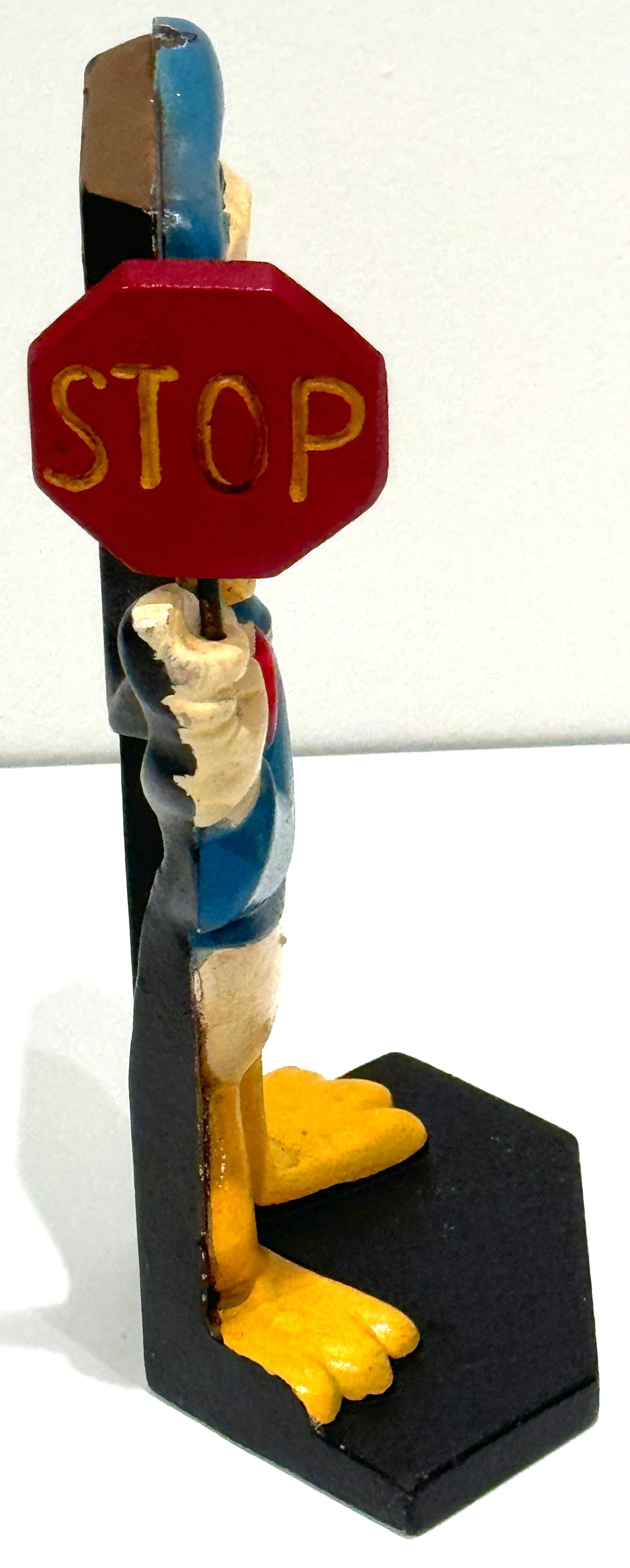 Tope de puerta de hierro fundido del Pato Donald de Walt Disney Productions, 1971 en venta 1