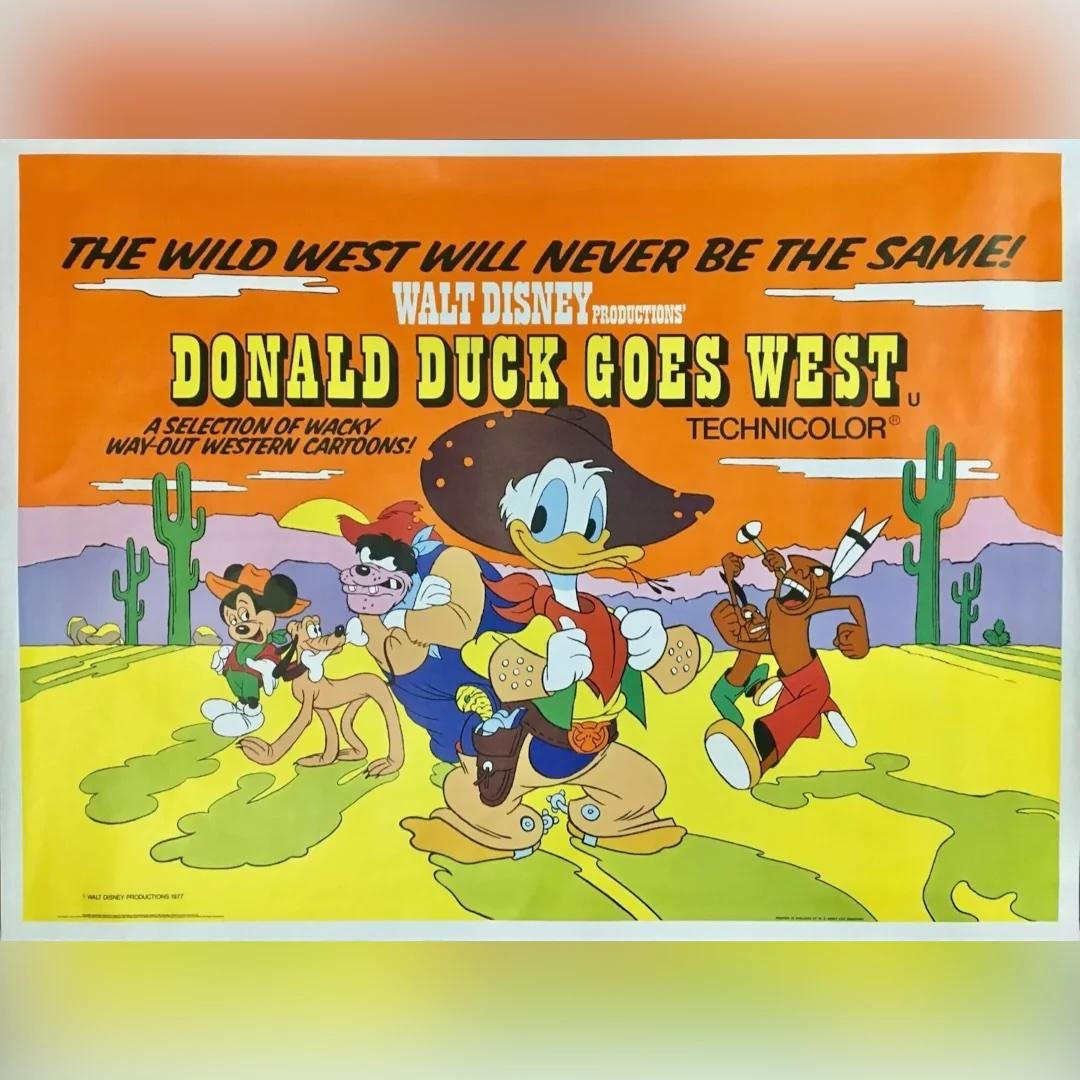 Donald Duck Goes West (1977) In Excellent Condition For Sale In London, GB