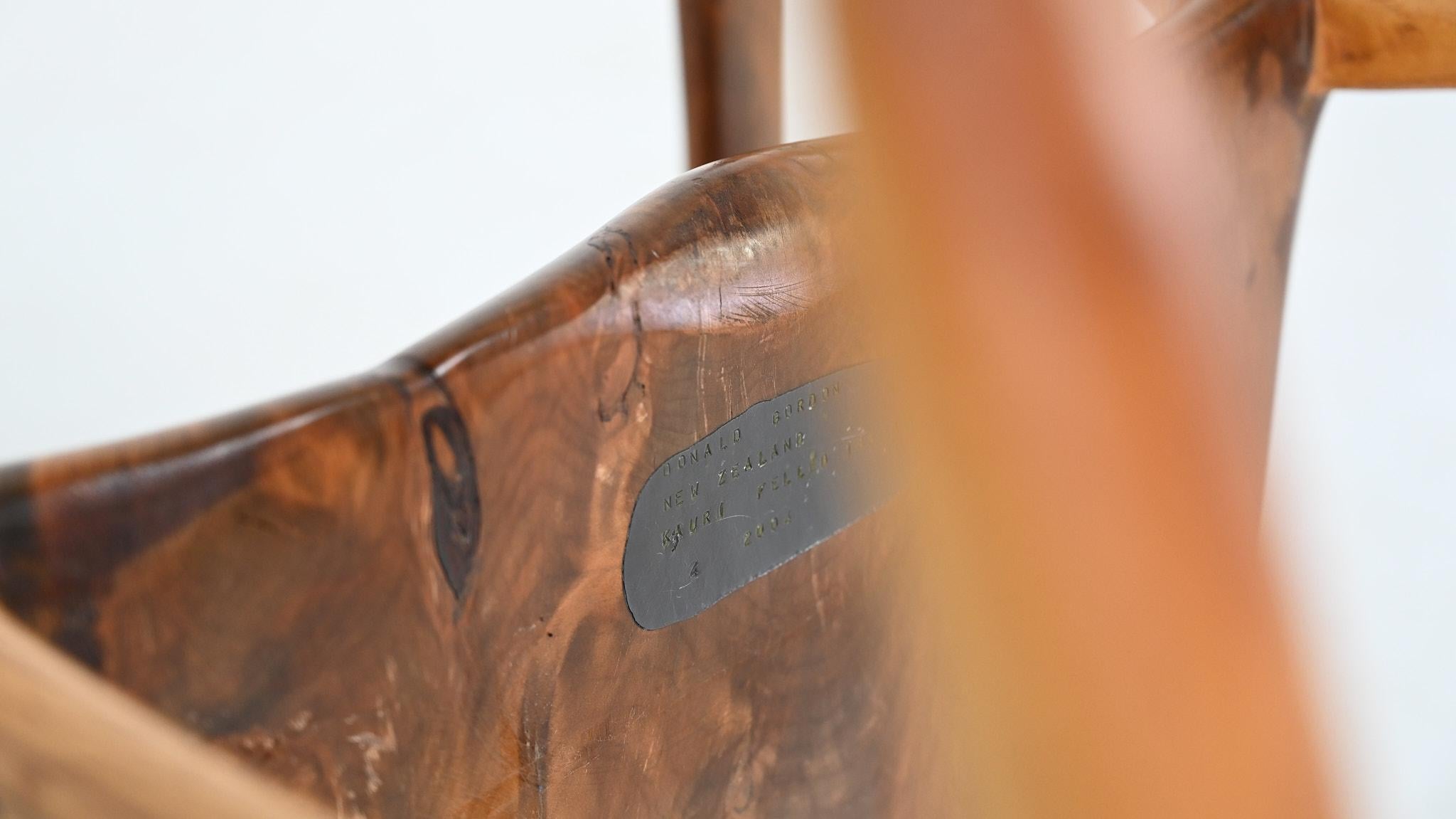 Donald Gordon Rocking Chair Kauri Wood Oak Sam Maloof New Zealand  For Sale 14