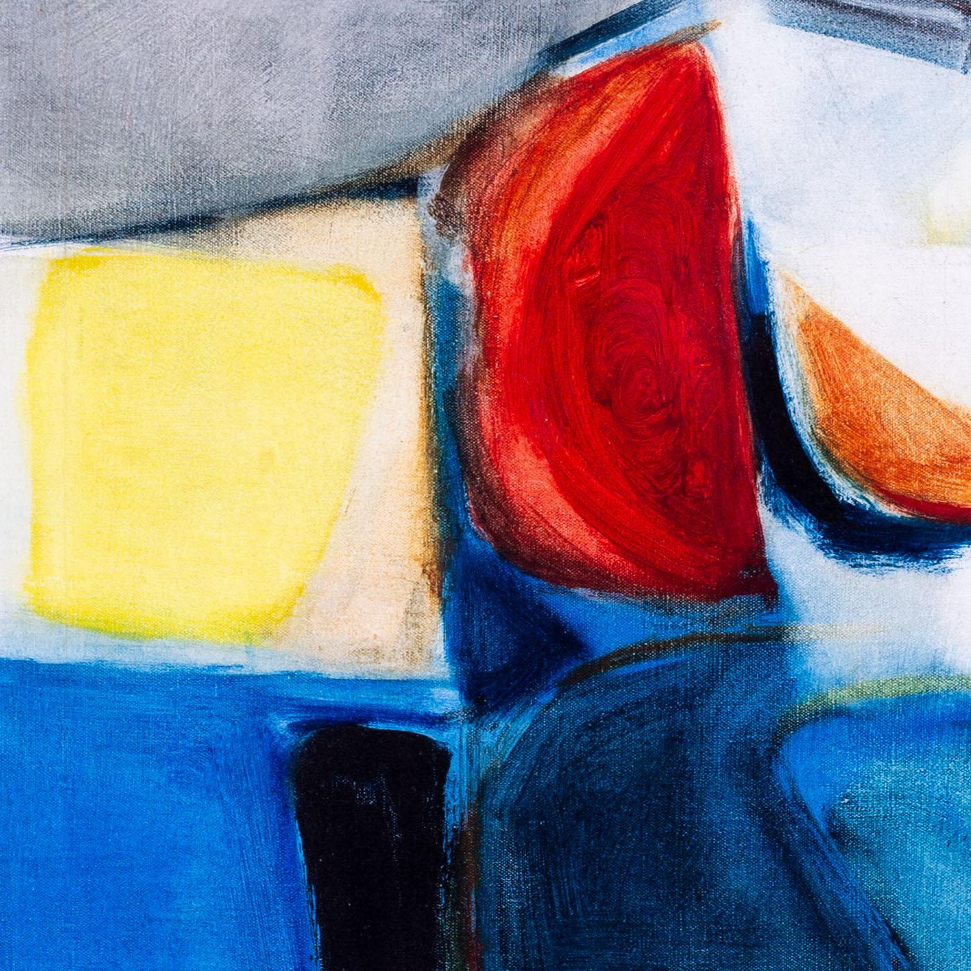 Donald Hamilton Fraser, Británico, Siglo XX, Paisaje abstracto, firmado en venta 3