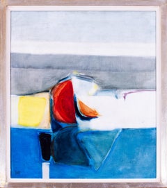 Donald Hamilton Fraser, British, 20th Century, Abstracted landscape, signed