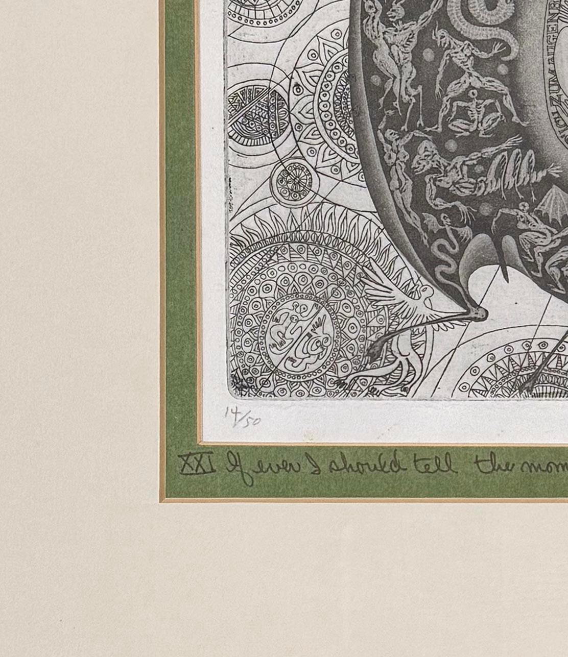 Wenn ich jemals... (Surrealismus), Print, von Donald Handel