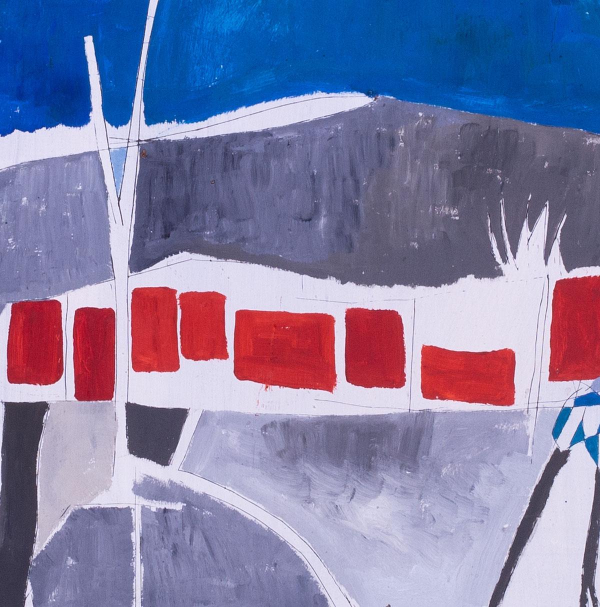 Pittura ad olio astratta Modern British, 1967, 