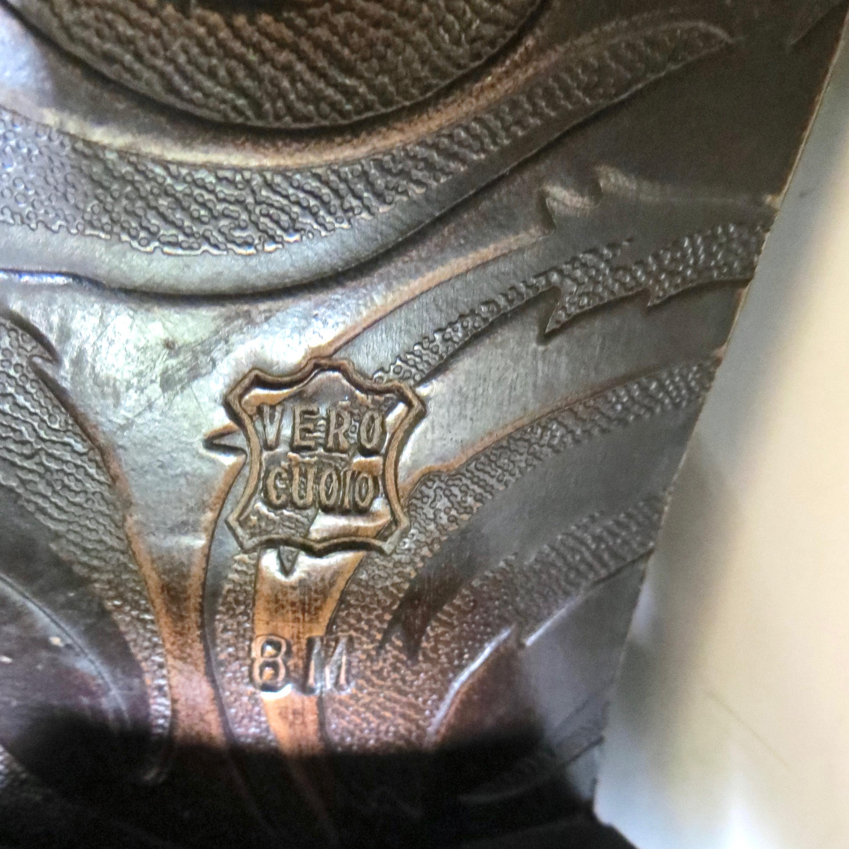 Leather Donald J. Pliner Lady's Vintage Western Boots For Sale