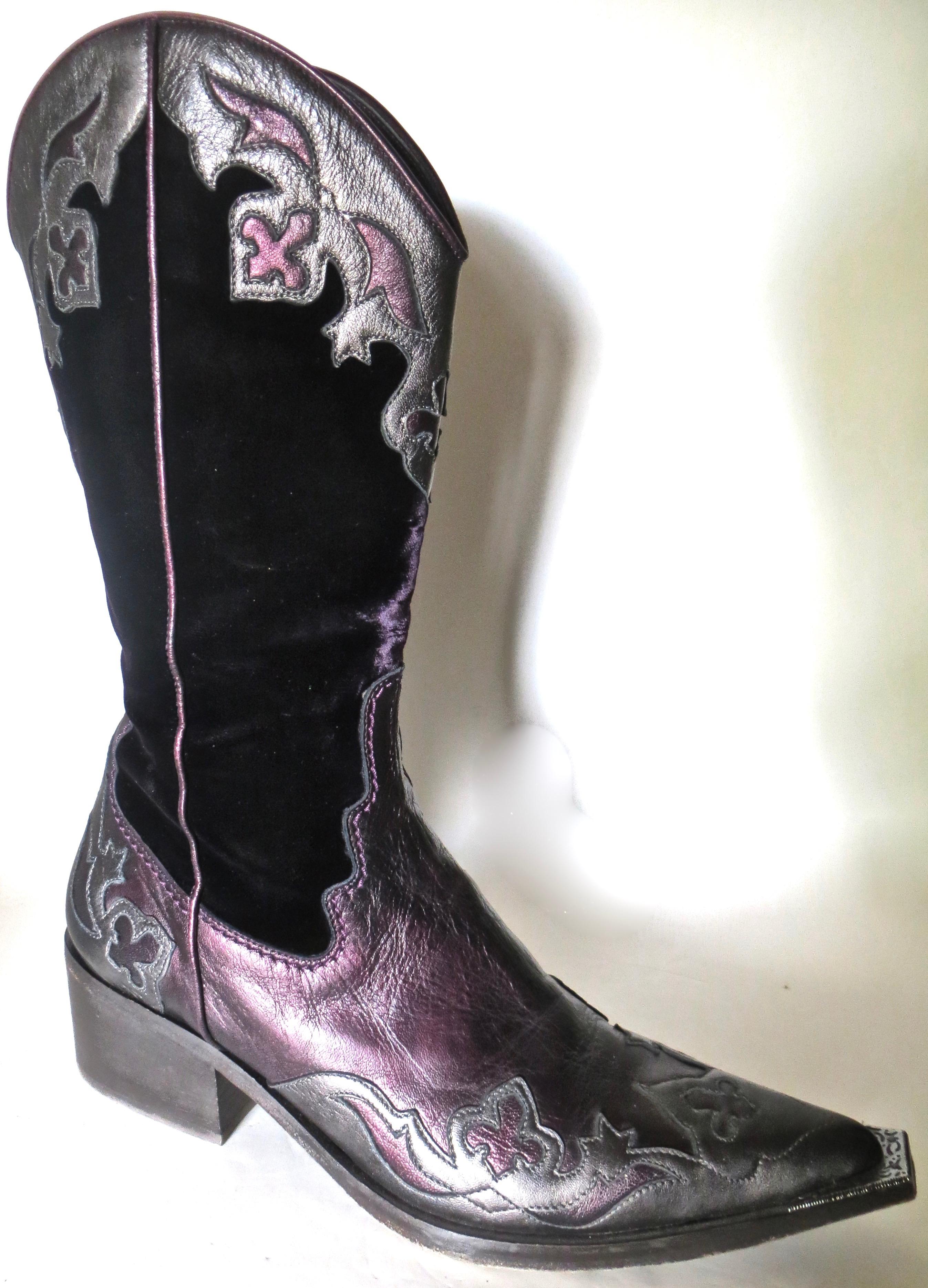donald pliner cowboy boots