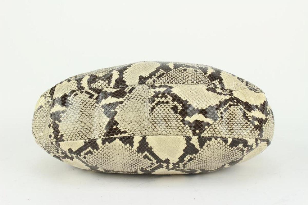 Donald J. Pliner Snakeskin Hobo Bag 235dp716 For Sale 1