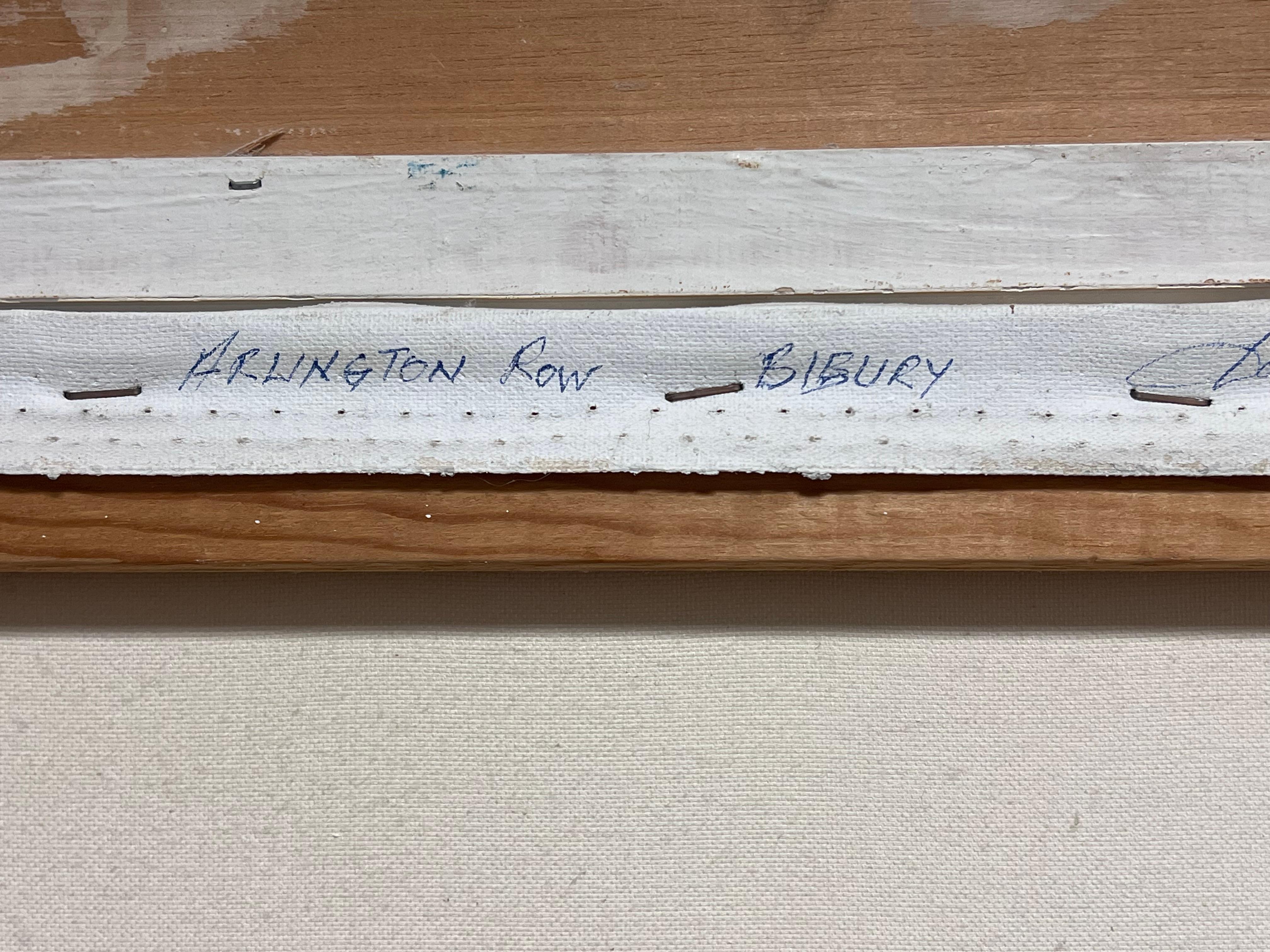 Arlington Row Bibury The Cotswolds England Original signiertes Ölgemälde im Angebot 6