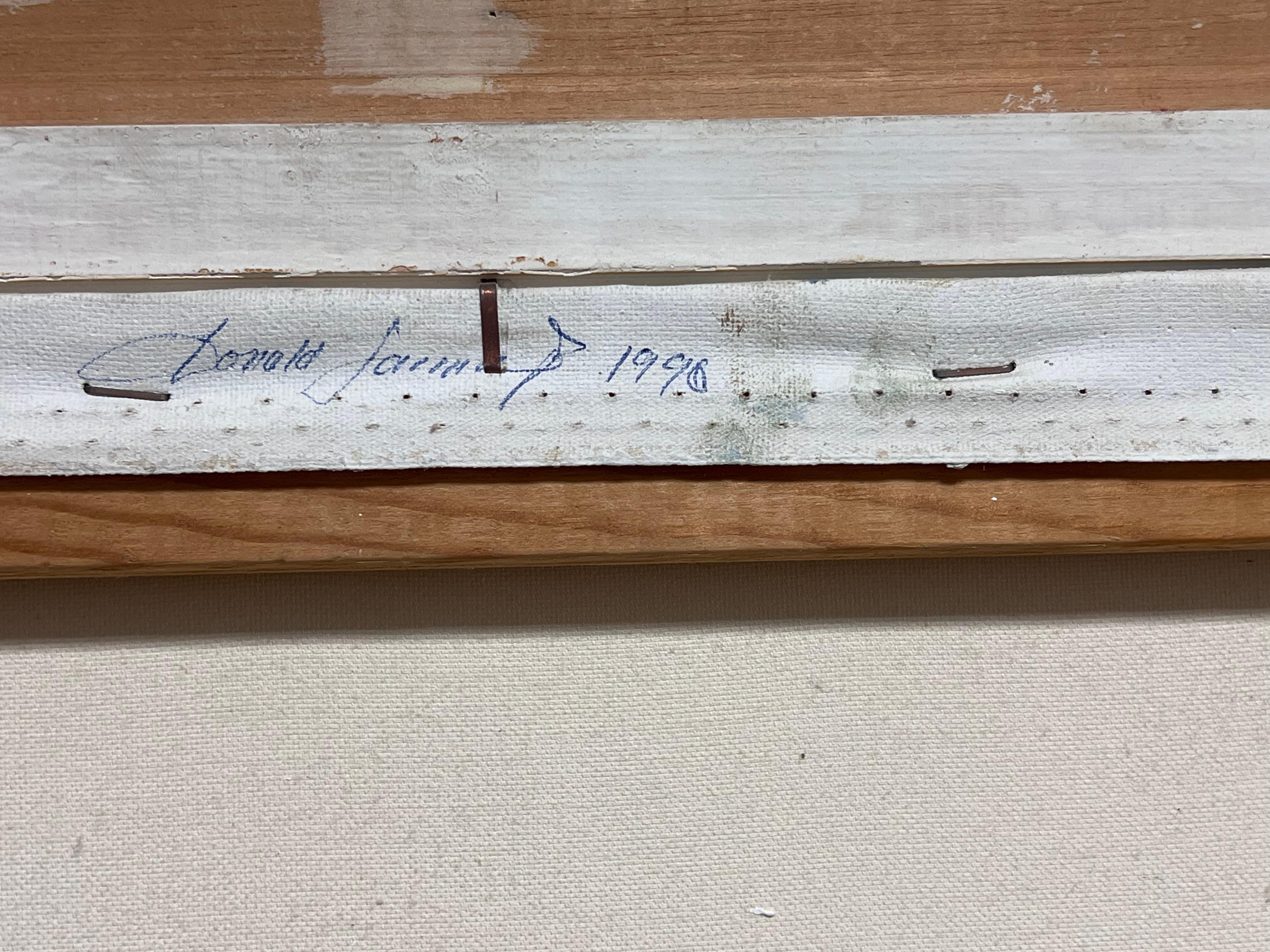 Arlington Row Bibury The Cotswolds England Original signiertes Ölgemälde im Angebot 7