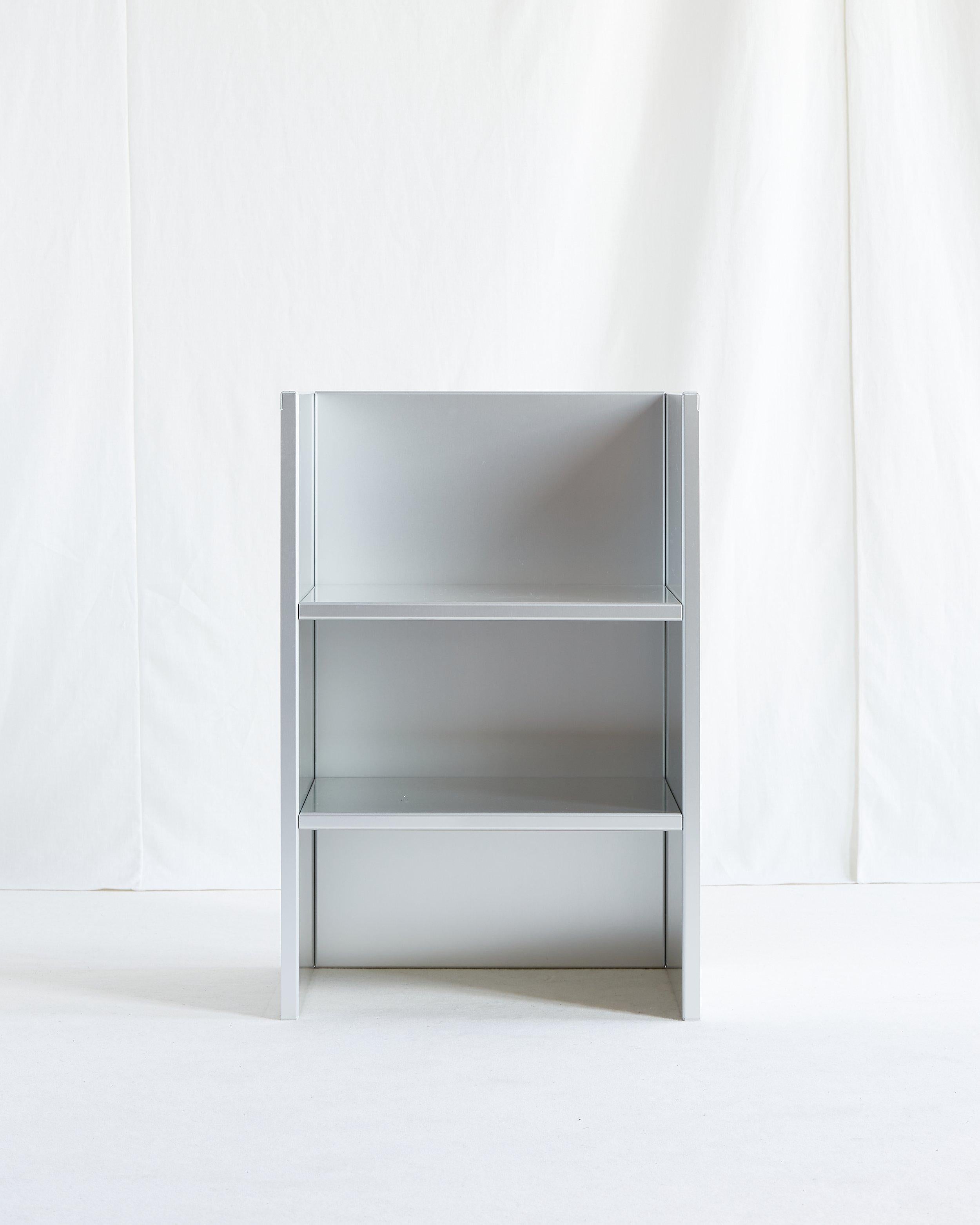 Donald Judd Armchair, Model no. 1.

Clear anodized aluminum.

Designed 1984, executed 2013. Produced by Lehni, Dübendorf, Switzerland.

Impressed 'Donald Judd TM/Swiss made by Lehni'.

Numbered 1/108 and dated 2013.

Provenance: Judd Foundation, New