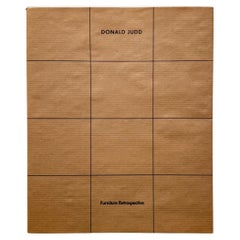 Rétrospective du mobilier de Donald Judd (1ère édition)