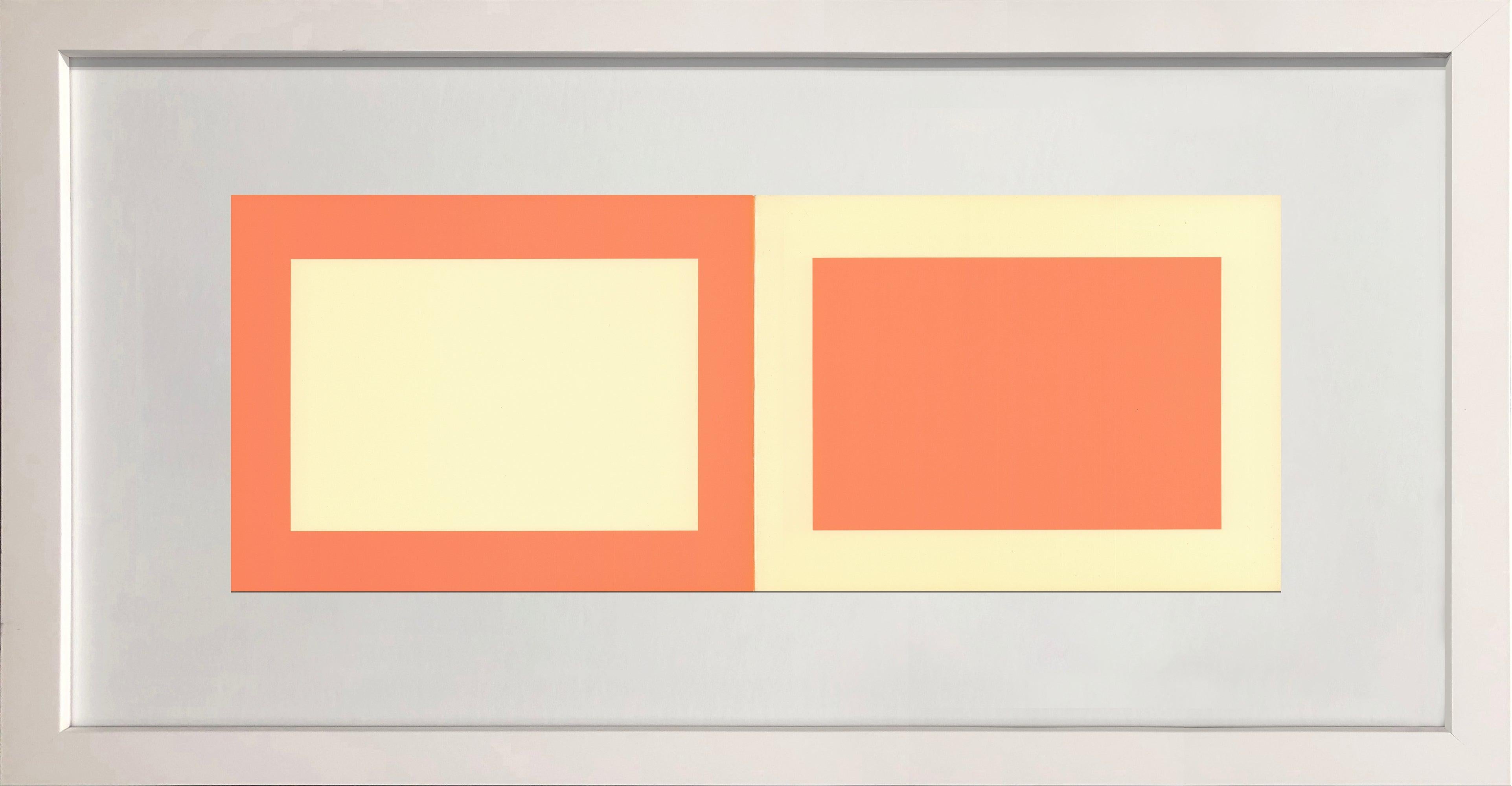 Framed Invitation Card for Donald Judd Exhibition, Brooke Alexander Editions