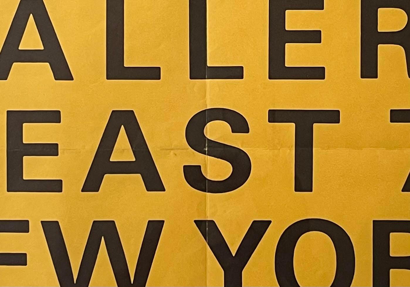 Poster originale del 1966 della Galleria Castelli di Donald Judd (Donald Judd presso Leo Castelli) 1
