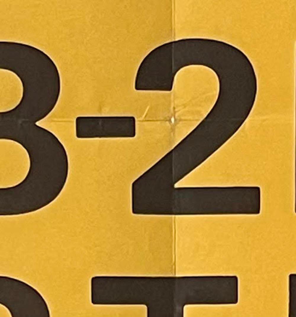 Poster originale del 1966 della Galleria Castelli di Donald Judd (Donald Judd presso Leo Castelli) 2