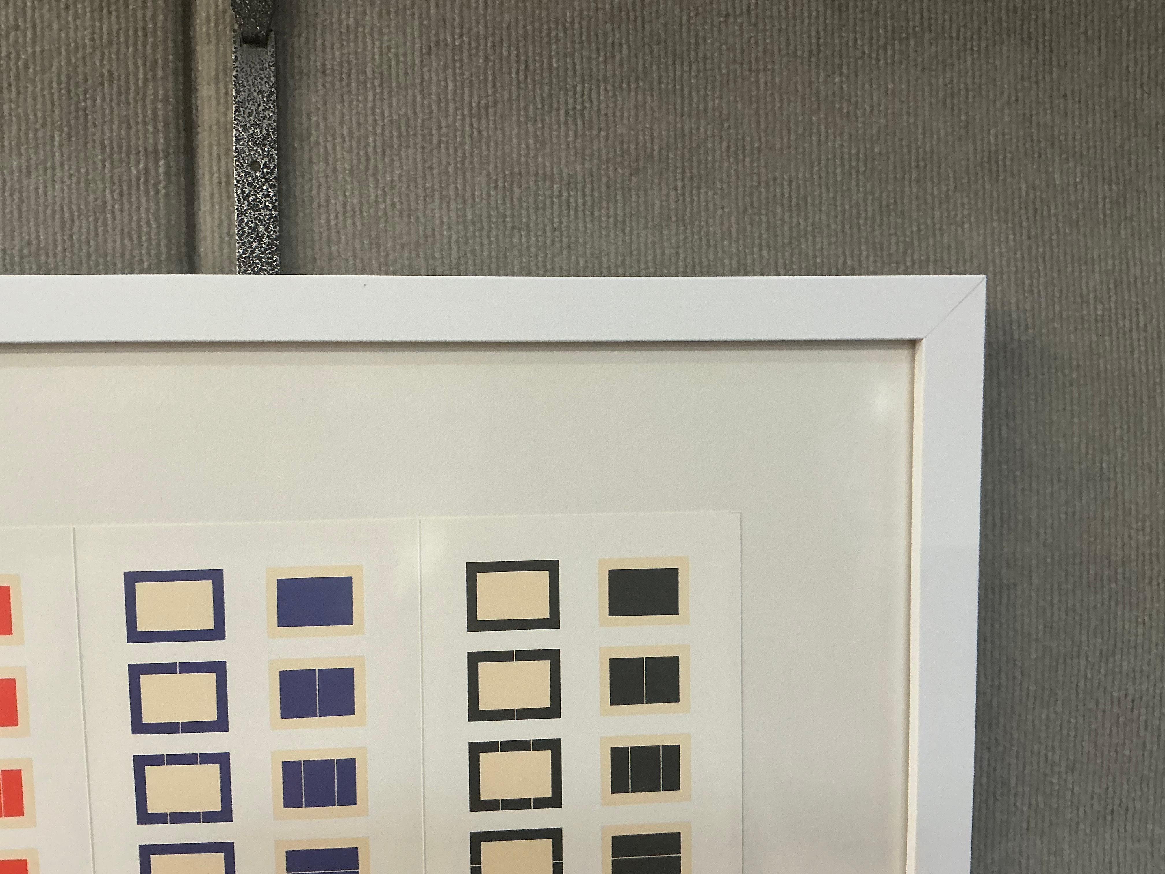 Série de dix gravures sur bois en trois états de couleur en vente 1